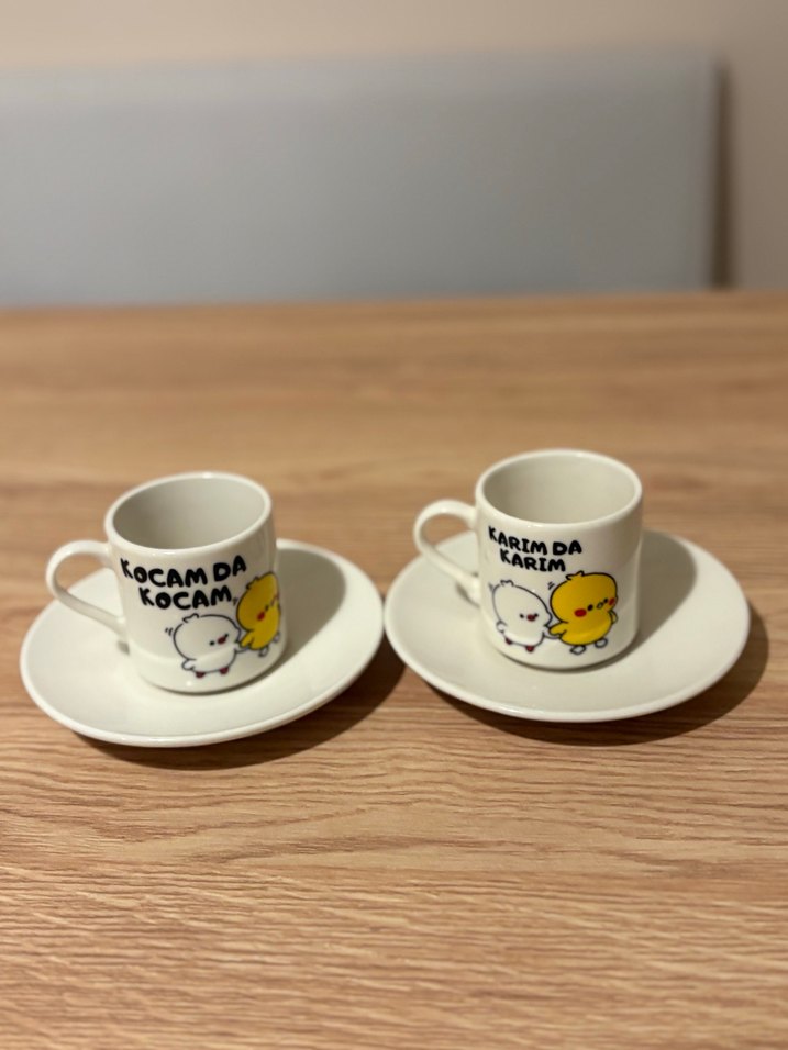 Beyaz Sevgili Fincan Seti - Görsel 3