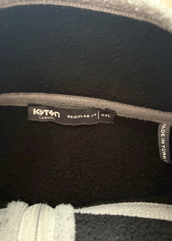 Gri Fermuarlı Erkek Polar Sweatshirt - Görsel 4