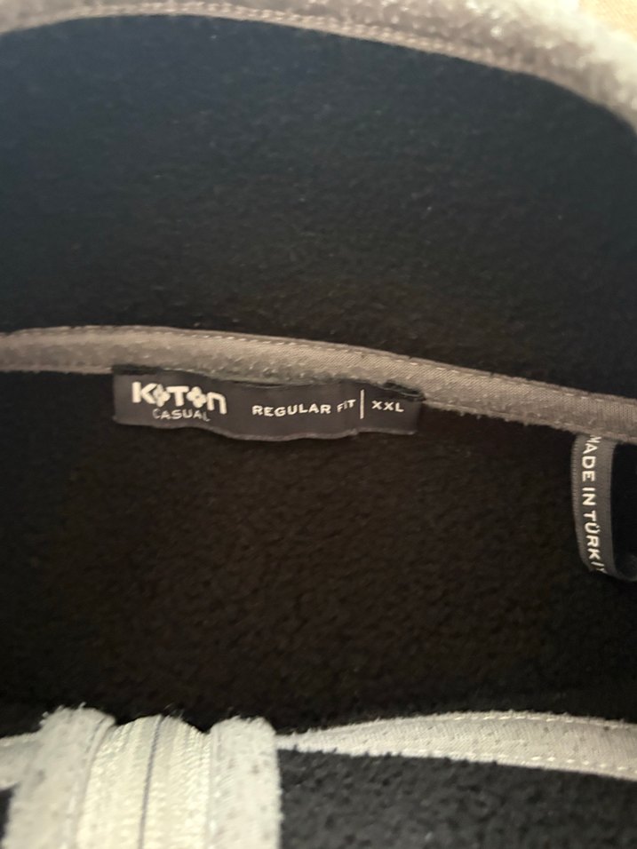 Gri Fermuarlı Erkek Polar Sweatshirt - Görsel 4