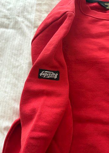 Kırmızı Uzun Kollu Erkek Sweatshirt - Görsel 5