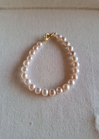 7mm gerçek yassi Minimalist Bileklik