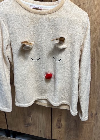 m Beden Nakışlı Rahat Kesim Kadın Sweatshirt