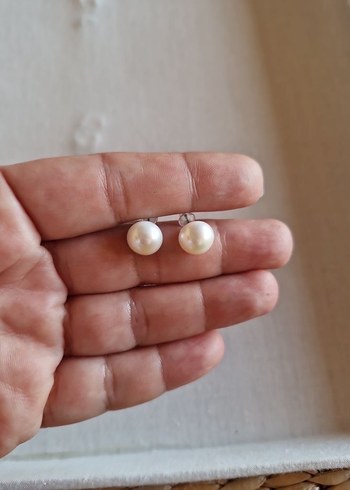 Diğer 10mm gerçek inci Midi Küpe