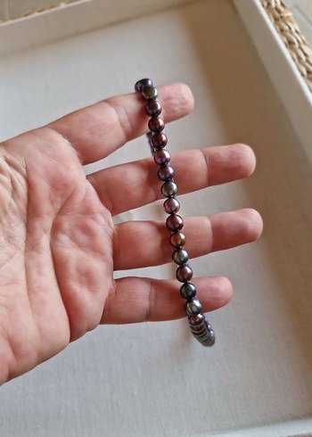 Diğer 6mm Yansımalı gerçek inci Midi Kolye