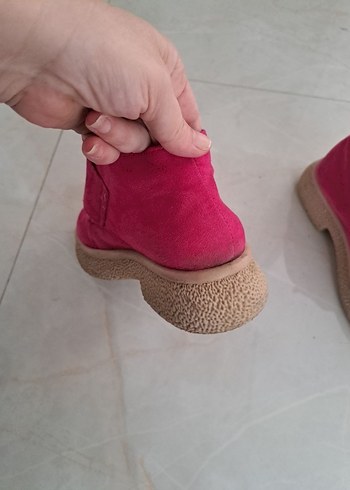 38 Beden pembe Renk Pembe Süet Platform Topuklu Kadın Bot