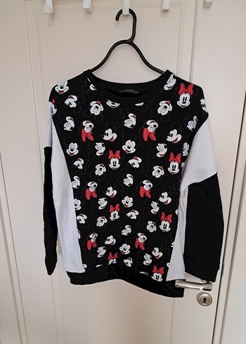 l Beden Mickey Baskılı Sweatshirt