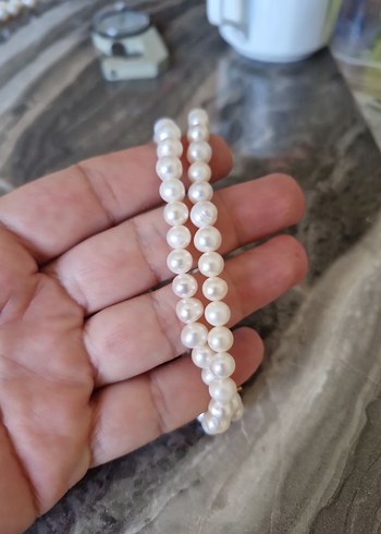 Diğer 6,7mm gerçek inci kolye