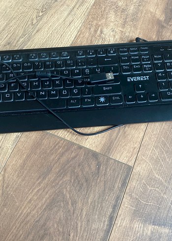 Everest Siyah Kablolu Klavye - Görsel 2
