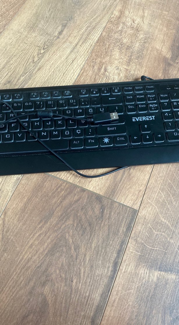 Everest Siyah Kablolu Klavye - Görsel 2