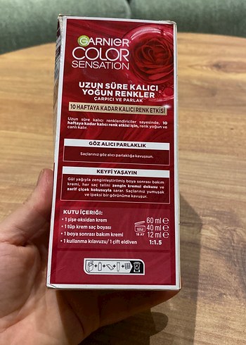 Garnier Color Sensation 4.0 Yoğun Kalıcı Saç Boyası - Görsel 2