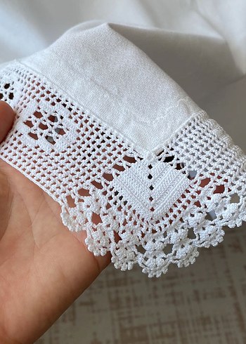  Beden beyaz Renk Krem keten Masa Örtüsü