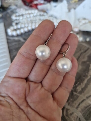 Diğer 14mm 1.kalite Mayorka inci küpe