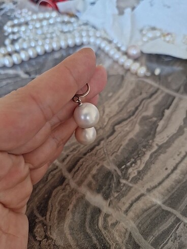 Beden 14mm 1.kalite Mayorka inci küpe