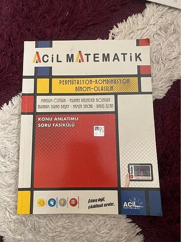 Acil matematik permütasyon kombinasyon binom olasılık