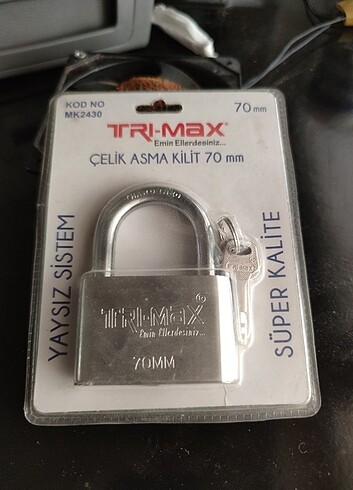 TRİMAX 70 MM ÇELİK ASMA KİLİT