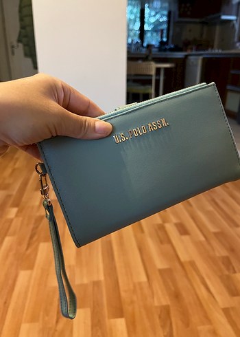 U.S. Polo Assn. Fermuarlı Deri Kadın Cüzdan