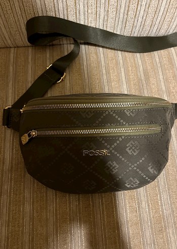 Fossil Kahverengi Yılan Desenli Bel Çantası - Görsel 3