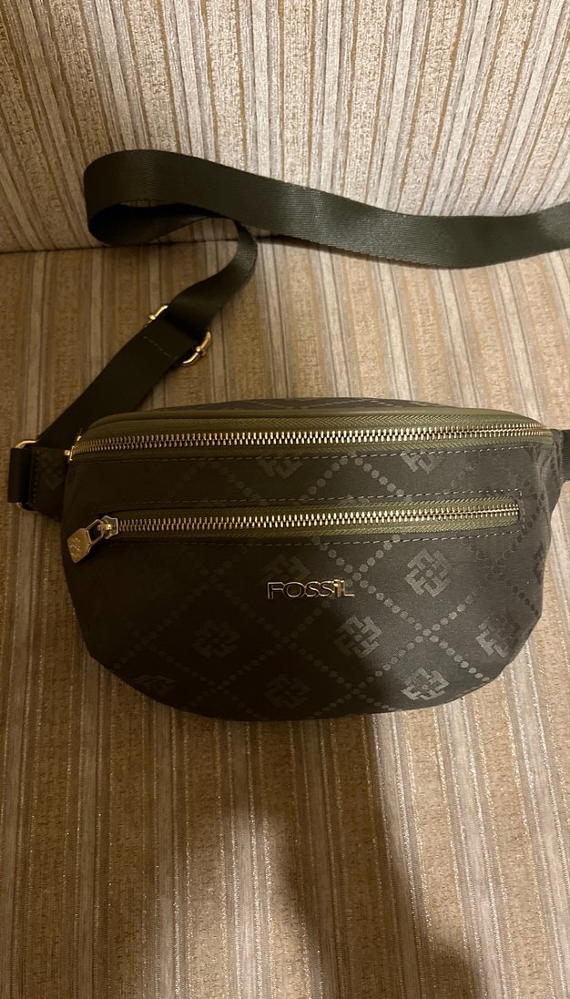 Fossil Kahverengi Yılan Desenli Bel Çantası - Görsel 3