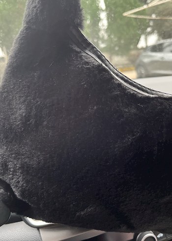 Siyah Kürklü çanta - Görsel 2