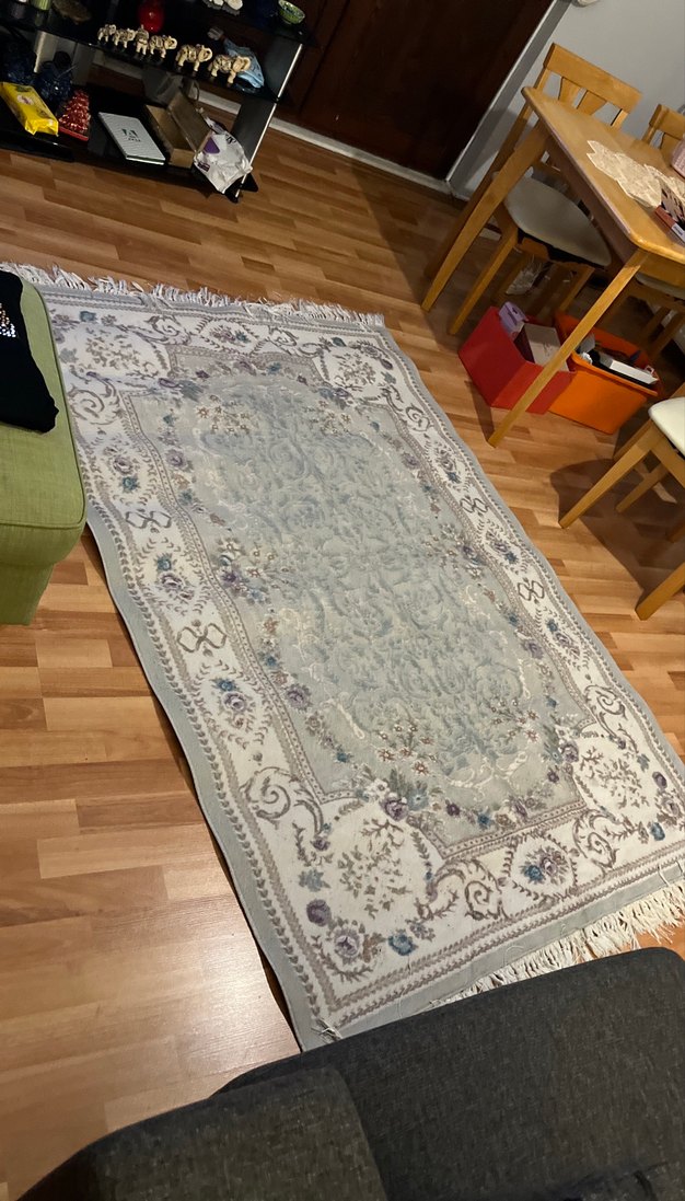 Gri Bohem Tarzı Desenli Halı - Görsel 3