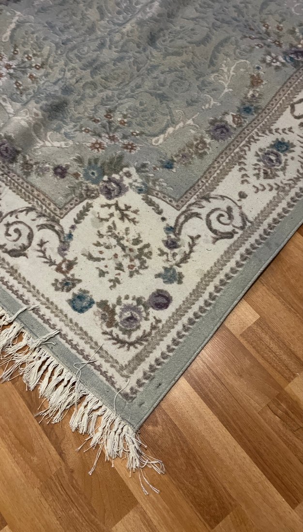 Gri Bohem Tarzı Desenli Halı - Görsel 2