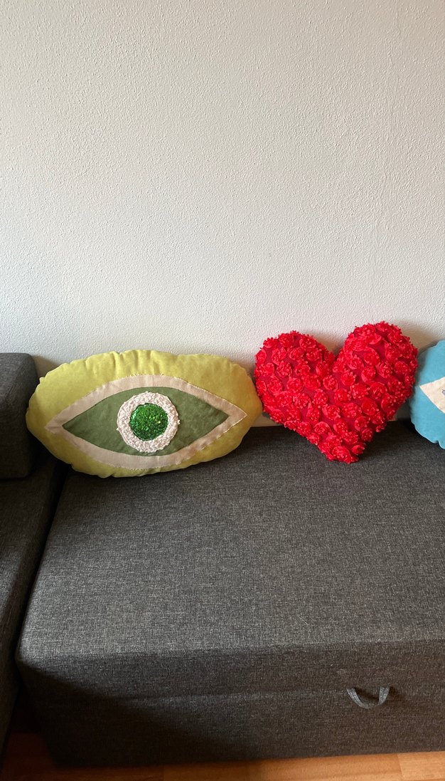 Nakışlı Renkli Dekoratif Yastıklar - Görsel 2