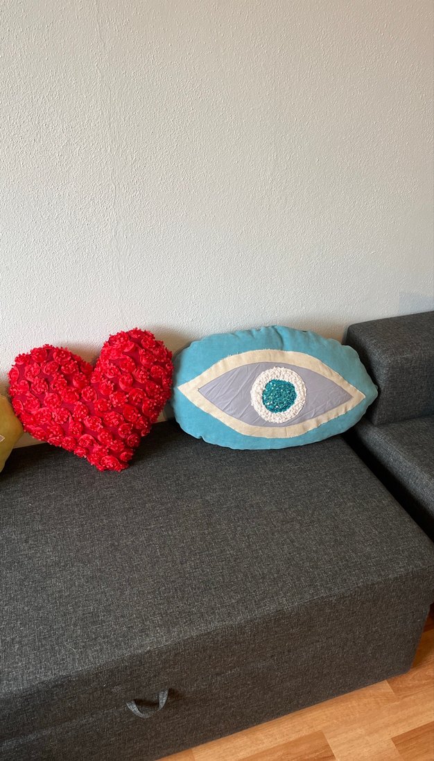 Nakışlı Renkli Dekoratif Yastıklar - Görsel 3