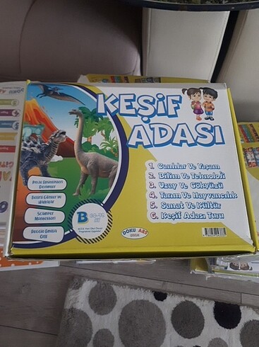 Anaokulu eğitim seti KESIF ADASI