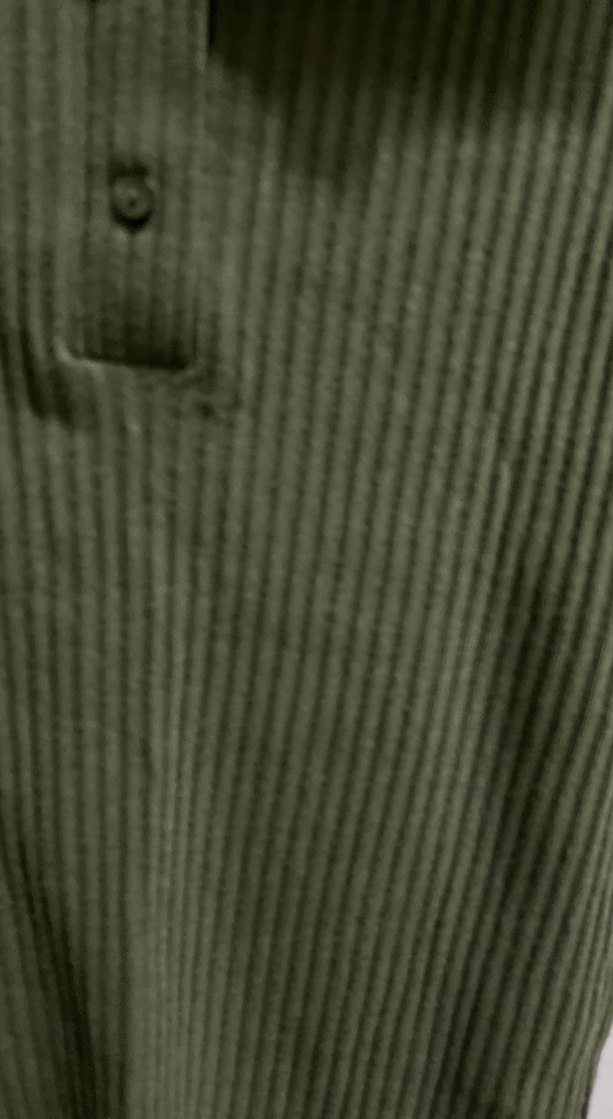 Düğmeli Koyu Yeşil Erkek Polo Tişört - Görsel 2