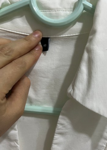 Beyaz Nakışlı Keten Midi Elbise - Görsel 4