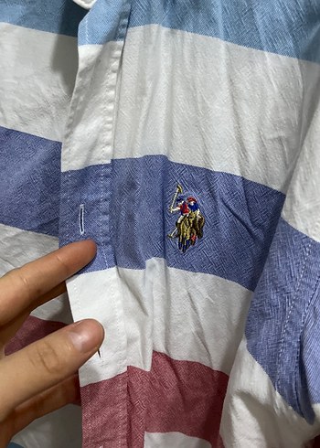 Çizgili Pamuklu Uzun Kollu Erkek Gömlek - Görsel 2