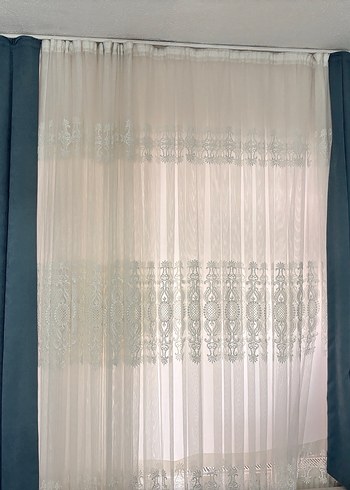 Tek Renk Turkuaz Fon Perde - Görsel 3