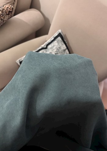 Tek Renk Turkuaz Fon Perde - Görsel 5