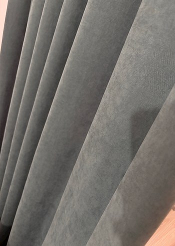 Tek Renk Turkuaz Fon Perde - Görsel 4