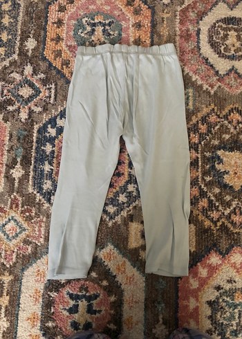 Bej Renkli Rahat Kesim Kız Tayt - Görsel 4