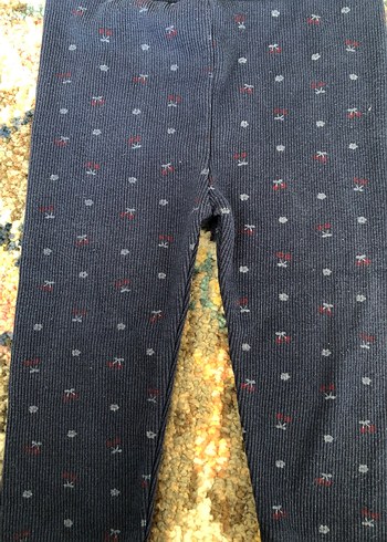 Kız Çocuk Lacivert Triko Tayt - Görsel 2