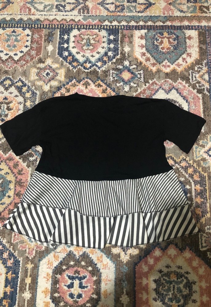 Zebra Desenli Kısa Kollu bluz - Görsel 4