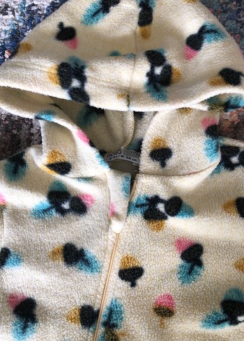 Kapüşonlu Renkli Bebek Tulumu - Görsel 2