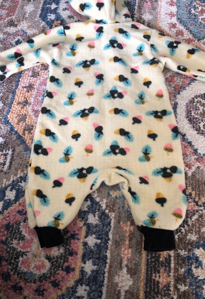 Kapüşonlu Renkli Bebek Tulumu - Görsel 4