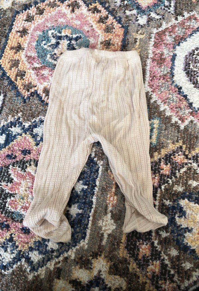 Nakışlı Bohem Tarzı Örgü Kız Taytı - Görsel 3