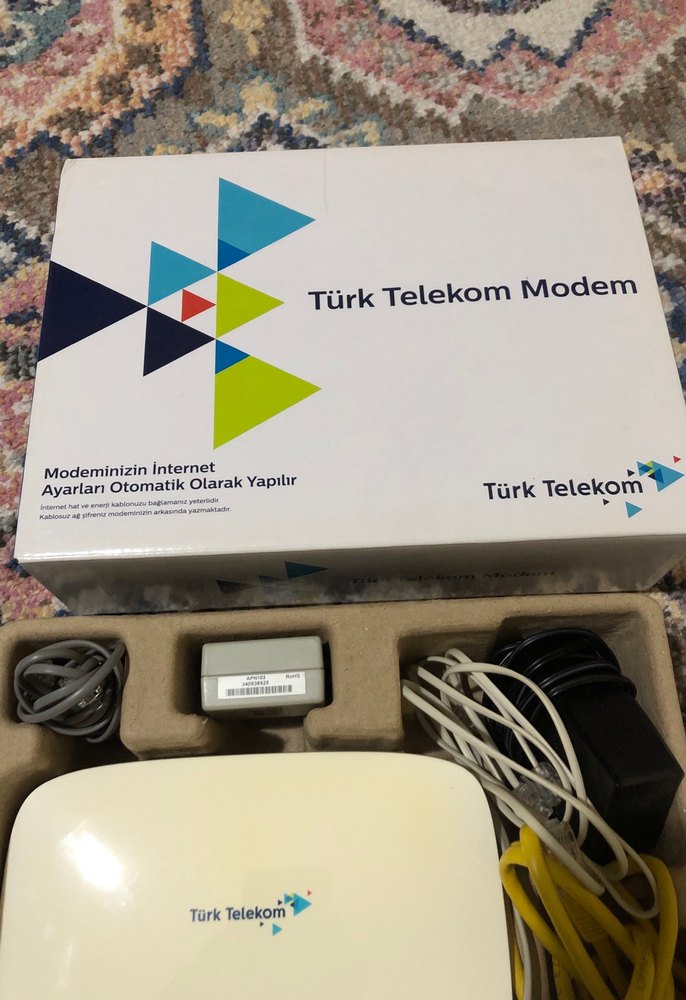 Türk Telekom Beyaz Modem Seti - Görsel 2