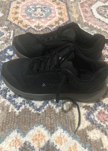 Siyah Yılan Desenli Bağcıklı erkek Spor Ayakkabı - Görsel 3