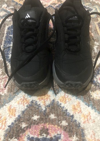 Siyah Yılan Desenli Bağcıklı erkek Spor Ayakkabı - Görsel 2