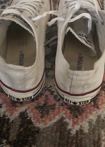 Beyaz Bağcıklı Günlük Spor Ayakkabı - Görsel 7