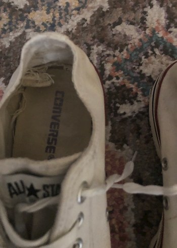 Beyaz Bağcıklı Günlük Spor Ayakkabı - Görsel 5