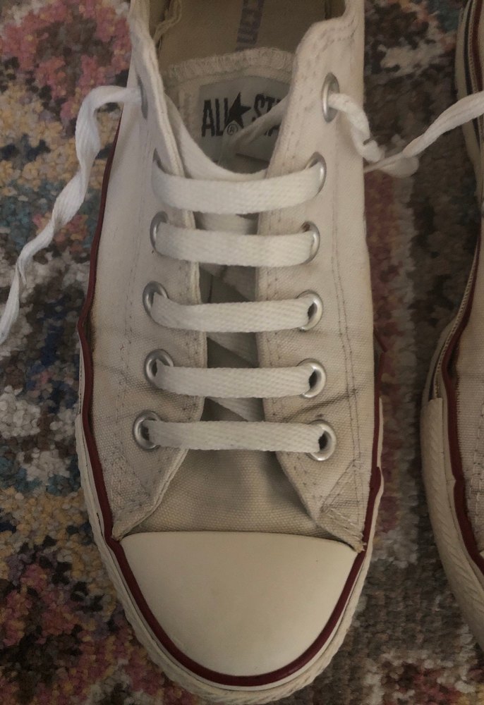 Beyaz Bağcıklı Günlük Spor Ayakkabı - Görsel 3