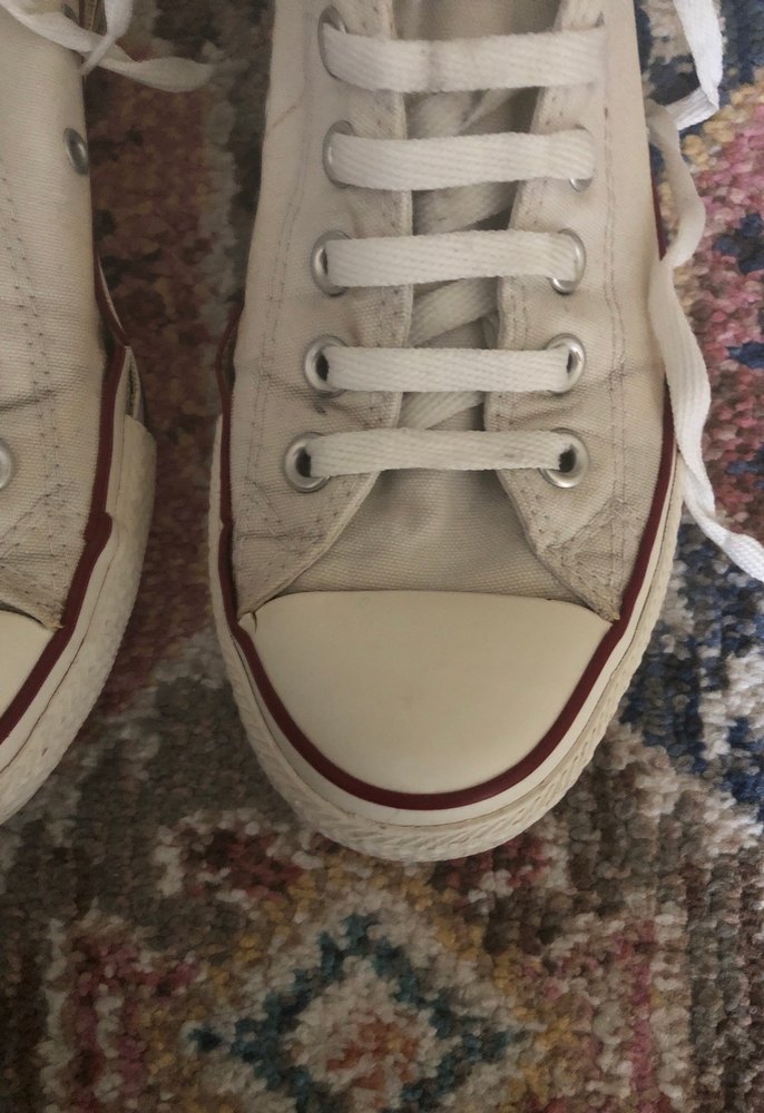 Beyaz Bağcıklı Günlük Spor Ayakkabı - Görsel 2