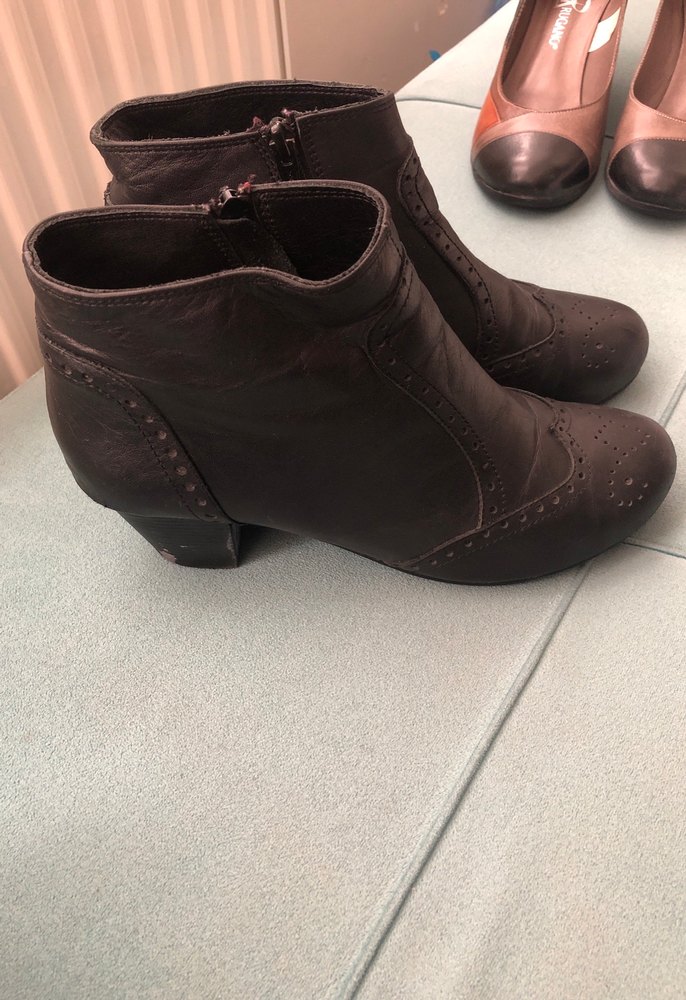 Siyah Deri Kadın Yüksek Topuklu Bot - Görsel 3