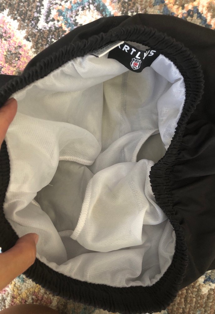 Beşiktaş Baskılı Siyah Erkek Mini Şort - Görsel 3