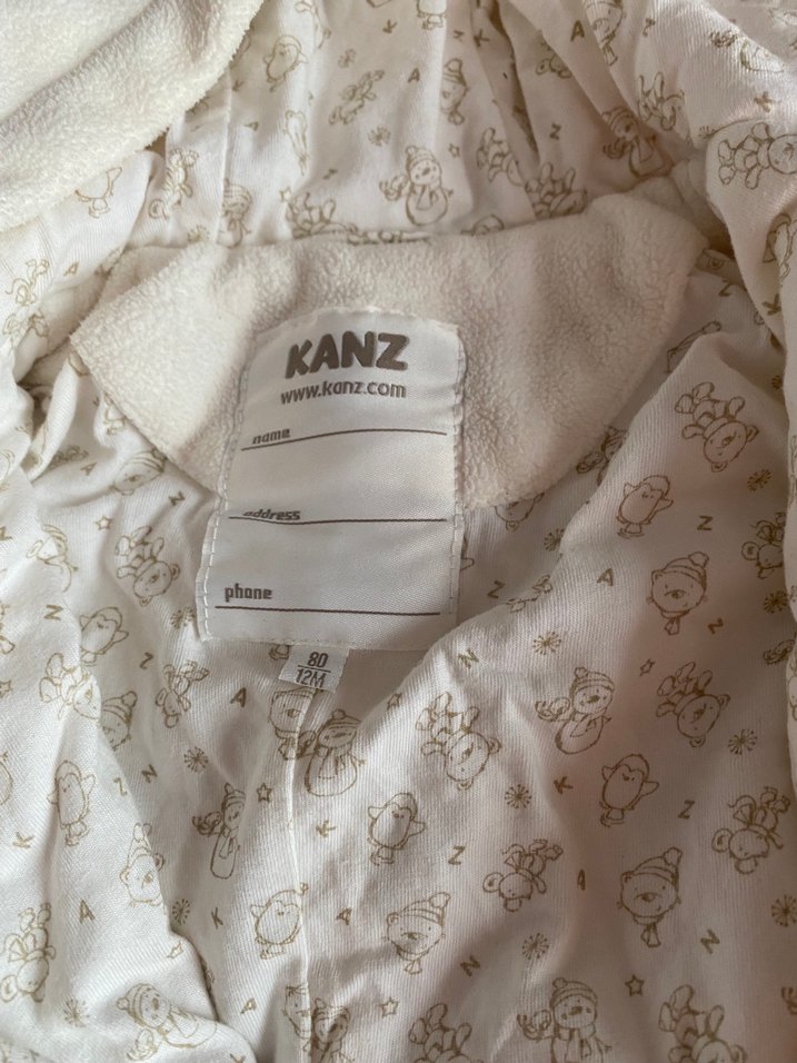 Kürklü Beyaz Bebek Kız Tulumu - Görsel 3